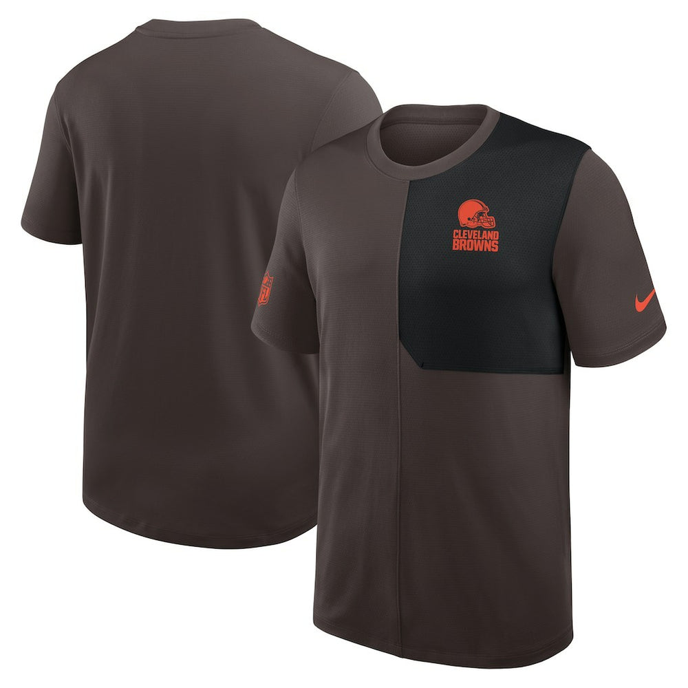 Cleveland Browns Sideline UV Dri-Fit Coach Shirt | NFL New