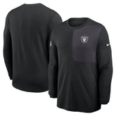 Las Vegas Raiders Sideline Coach UV Dri-FIT Long Sleeve Shirt | NFL On sale