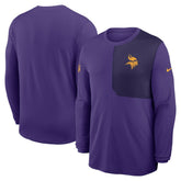 Minnesota Vikings Sideline Coach UV Dri-FIT Long Sleeve Shirt | NFL New