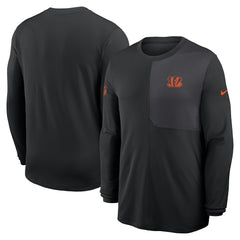 Cincinnati Bengals Sideline Coach UV Dri-FIT Long Sleeve Shirt | NFL Online