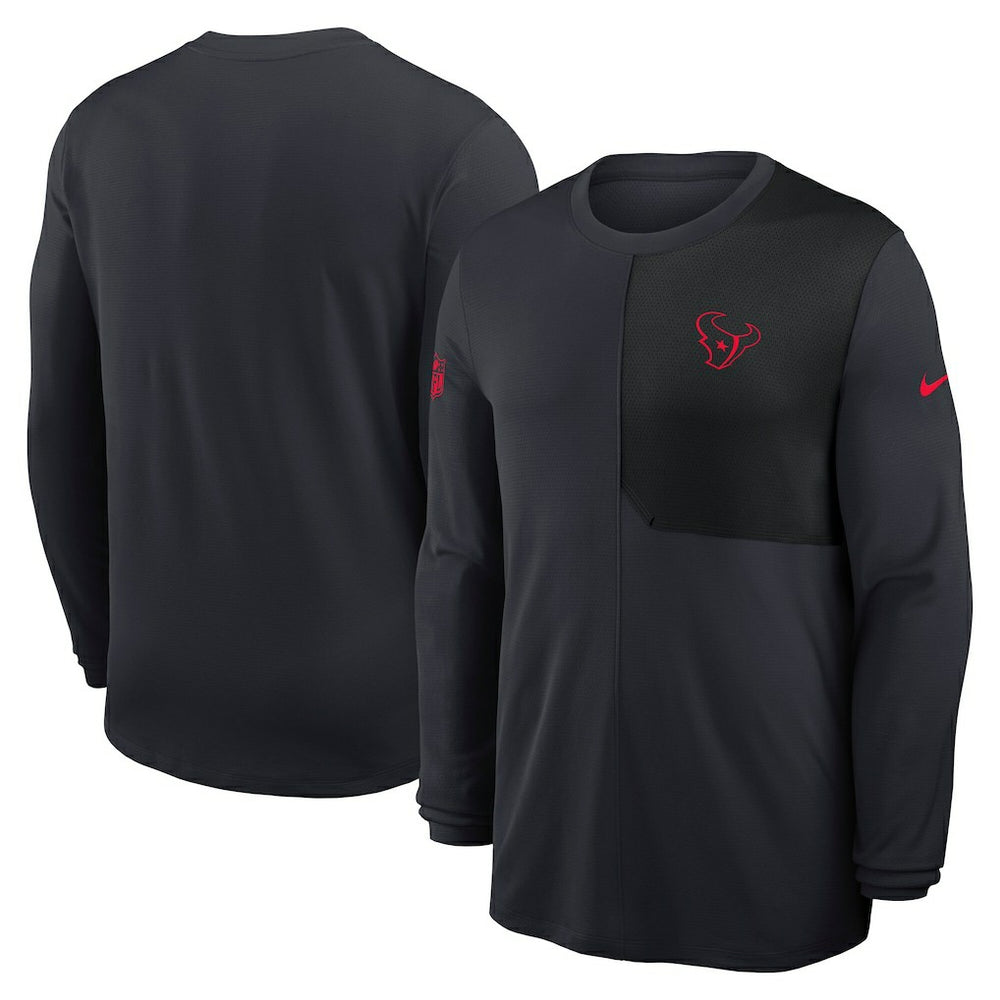 Houston Texans Sideline Coach UV Dri-FIT Long Sleeve Shirt | NFL New
