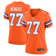 Denver Broncos Quinn Meinerz Women's Mile High Collection 1977 Throwback Player Game Jersey | NFL Online
