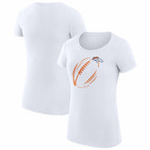 Denver Broncos G-III 4Her by Carl Banks Women's Super-Slim Fit Lightweight Subtle Football T-Shirt | NFL Sale