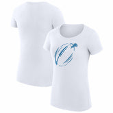 Detroit Lions G-III 4Her by Carl Banks Women's Super-Slim Fit Lightweight Subtle Football T-Shirt | NFL Near me