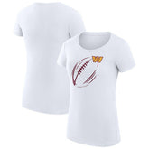 Washington Commanders G-III 4Her by Carl Banks Women's Super-Slim Fit Lightweight Subtle Football T-Shirt | NFL Discount