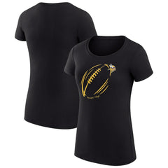 Minnesota Vikings G-III 4Her by Carl Banks Women's Super-Slim Fit Lightweight Subtle Football T-Shirt | NFL Discount