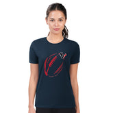 Houston Texans G-III 4Her by Carl Banks Women's Super-Slim Fit Lightweight Subtle Football T-Shirt | NFL Near me