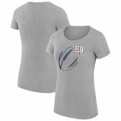 New York Giants G-III 4Her by Carl Banks Women's Super-Slim Fit Lightweight Subtle Football T-Shirt | NFL US