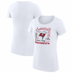 Tampa Bay Buccaneers G-III 4Her by Carl Banks Women's Super-Slim Fit Lightweight Collage Team T-Shirt | NFL US