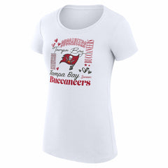 Tampa Bay Buccaneers G-III 4Her by Carl Banks Women's Super-Slim Fit Lightweight Collage Team T-Shirt | NFL US