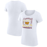 Washington Commanders G-III 4Her by Carl Banks Women's Super-Slim Fit Lightweight Collage Team T-Shirt | NFL US