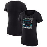 Carolina Panthers G-III 4Her by Carl Banks Women's Super-Slim Fit Lightweight Collage Team T-Shirt | NFL Near me