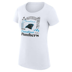 Carolina Panthers G-III 4Her by Carl Banks Women's Super-Slim Fit Lightweight Collage Team T-Shirt | NFL US