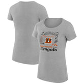 Cincinnati Bengals G-III 4Her by Carl Banks Women's Super-Slim Fit Lightweight Collage Team T-Shirt | NFL US