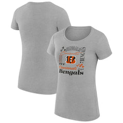 Cincinnati Bengals G-III 4Her by Carl Banks Women's Super-Slim Fit Lightweight Collage Team T-Shirt | NFL US