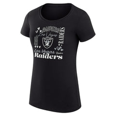 Las Vegas Raiders G-III 4Her by Carl Banks Women's Super-Slim Fit Lightweight Collage Team T-Shirt | NFL US