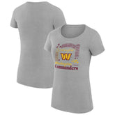 Washington Commanders G-III 4Her by Carl Banks Women's Super-Slim Fit Lightweight Collage Team T-Shirt | NFL New