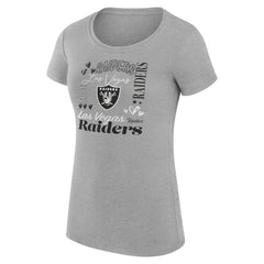 Las Vegas Raiders G-III 4Her by Carl Banks Women's Super-Slim Fit Lightweight Collage Team T-Shirt | NFL US
