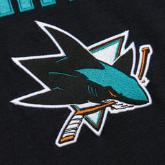 San Jose Sharks Mitchell & Ness Legendary Slub Raglan Long Sleeve T-Shirt - NHL T-shirts
