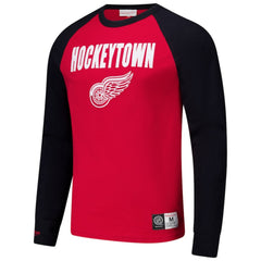 Detroit Red Wings Mitchell & Ness Legendary Slub Raglan Long Sleeve T-Shirt - NHL T-shirts