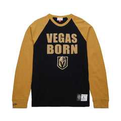 Vegas Golden Knights Mitchell & Ness Legendary Slub Raglan Long Sleeve T-Shirt - NHL T-shirts