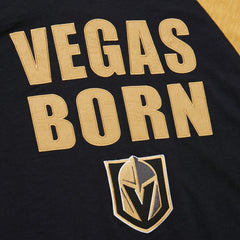 Vegas Golden Knights Mitchell & Ness Legendary Slub Raglan Long Sleeve T-Shirt - NHL T-shirts