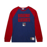 New York Rangers Mitchell & Ness Legendary Slub Raglan Long Sleeve T-Shirt - NHL T-shirts