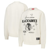 Chicago Blackhawks Mitchell & Ness Women's Logo 3.0 Pullover Sweatshirt - NHL Sweatshirts