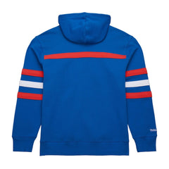 New York Rangers Mitchell & Ness Head Coach Slogan Pullover Hoodie - NHL Hoodies