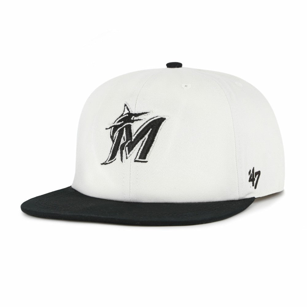Miami Marlins '47 Foundation Captain Snapback Hat - MLB Hats