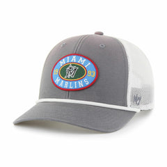 Miami Marlins '47 Tide Sweep Rope Trucker Adjustable Hat - MLB Hats