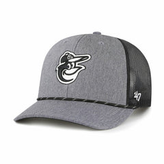 Baltimore Orioles '47 Carbon Rope Trucker Adjustable Hat - MLB Hats
