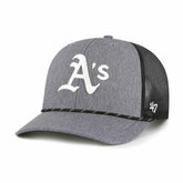 Athletics '47 Carbon Rope Trucker Adjustable Hat - MLB Hats