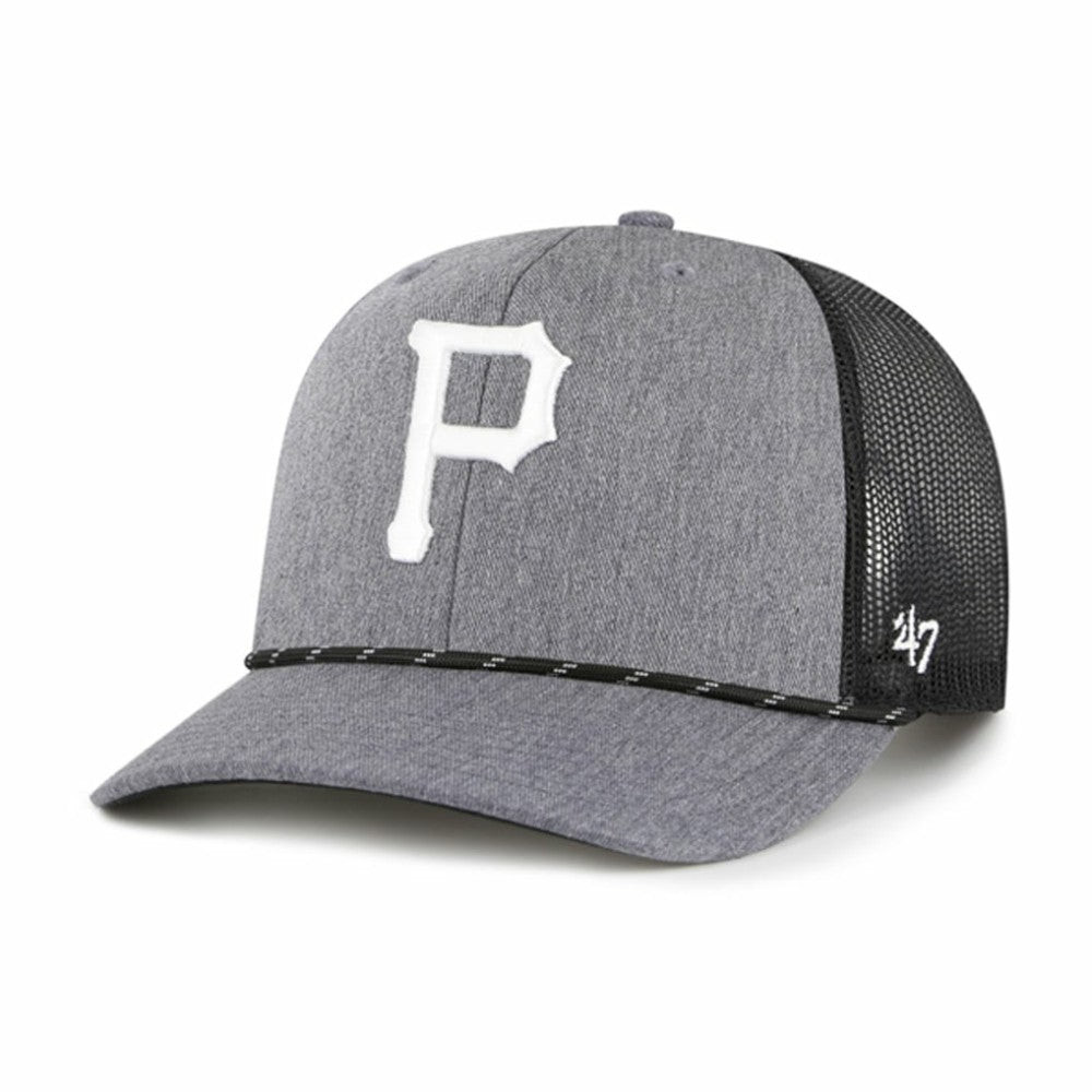 Pittsburgh Pirates '47 Carbon Rope Trucker Adjustable Hat - MLB Hats