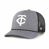 Minnesota Twins '47 Carbon Rope Trucker Adjustable Hat - MLB Hats