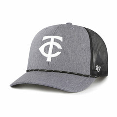 Minnesota Twins '47 Carbon Rope Trucker Adjustable Hat - MLB Hats