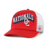 Washington Nationals '47 Meander Foam Trucker Snapback Hat - MLB Hats