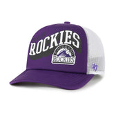 Colorado Rockies '47 Meander Foam Trucker Snapback Hat - MLB Hats