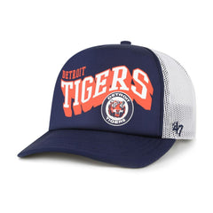 Detroit Tigers '47 Meander Foam Trucker Snapback Hat - MLB Hats