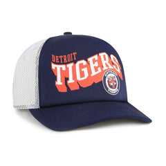 Detroit Tigers '47 Meander Foam Trucker Snapback Hat - MLB Hats