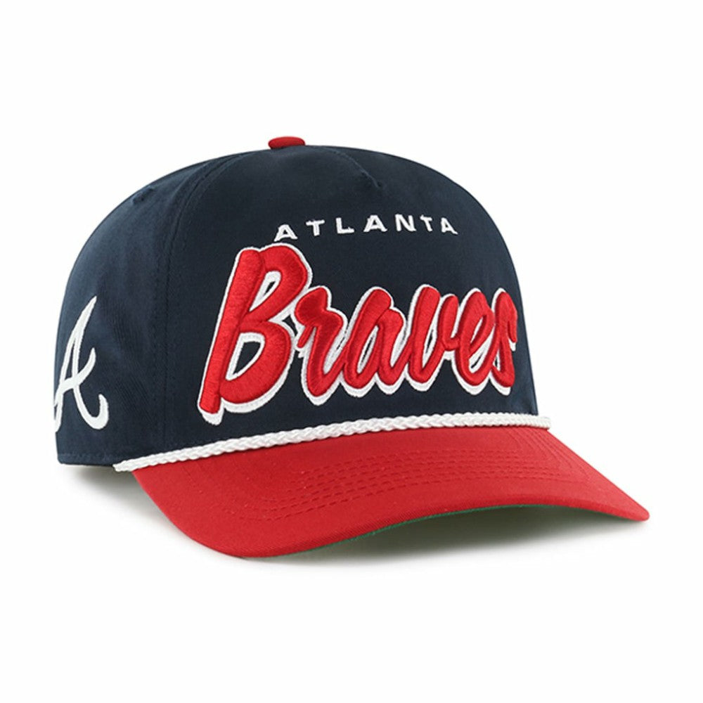 Atlanta Braves '47 Dropshadow Rope Hitch Adjustable Hat - MLB Hats