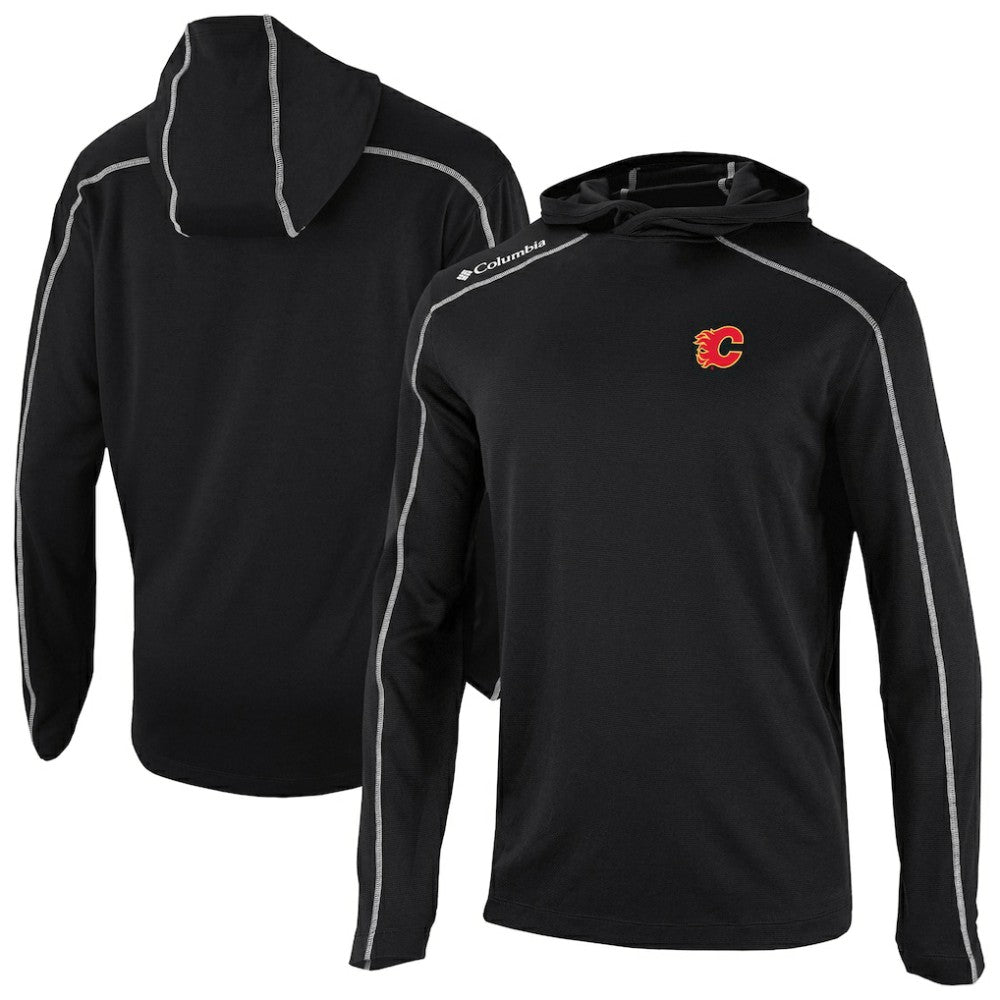 Calgary Flames Columbia Shotgun Omni-Wick Pullover Hoodie - NHL Hoodies