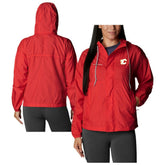 Calgary Flames Columbia Women's Flash Challenger Omni-Wick Hoodie Full-Zip Windbreaker - NHL Hoodies