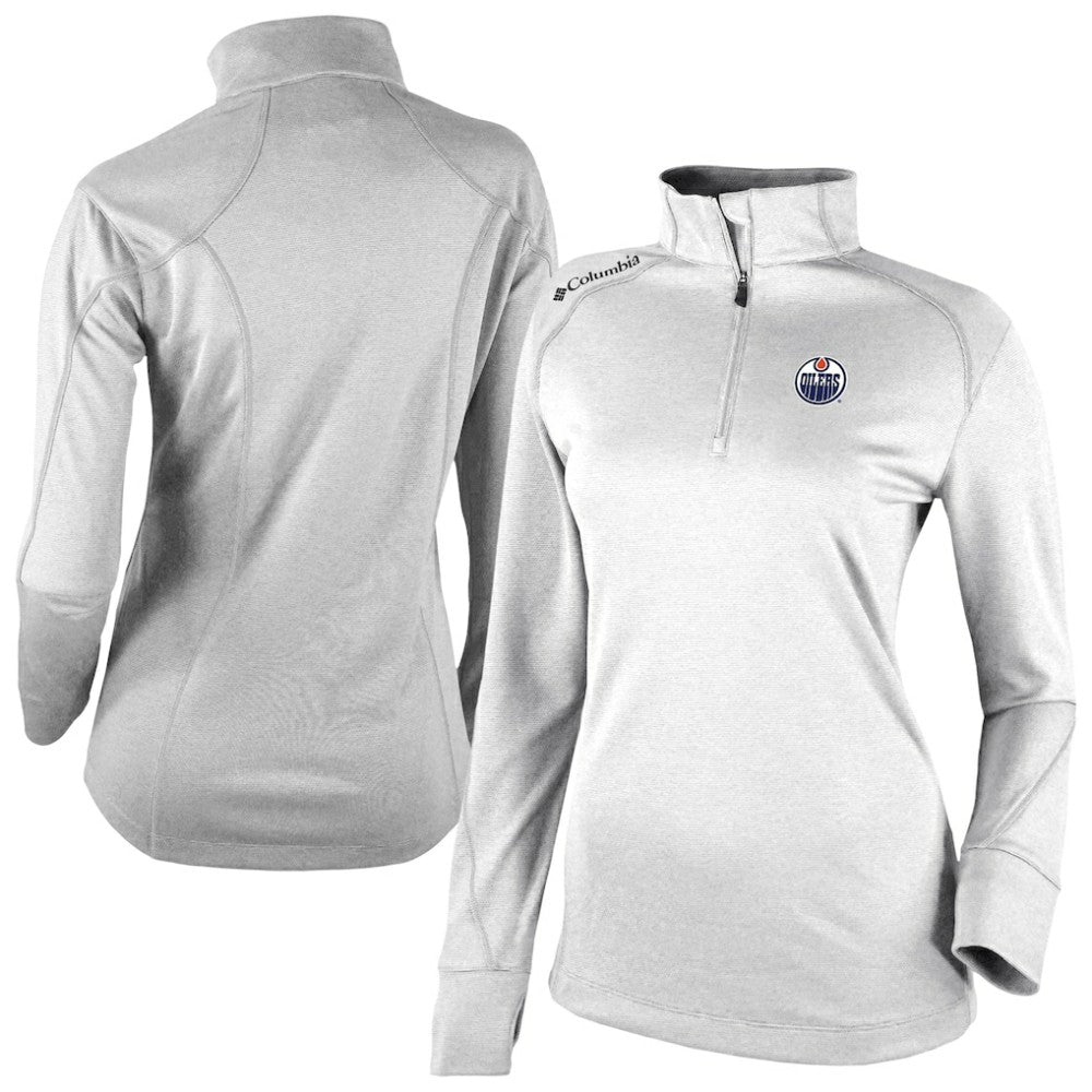 Edmonton Oilers Columbia Women's Omni-Wick Shotgun 2.0 Quarter-Zip Pullover Top - NHL Pullover