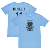 Angel Di Maria Argentina National Team 1863FC Retro Player Tri-Blend T-Shirt