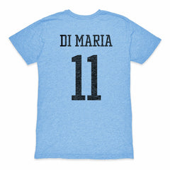 Angel Di Maria Argentina National Team 1863FC Retro Player Tri-Blend T-Shirt