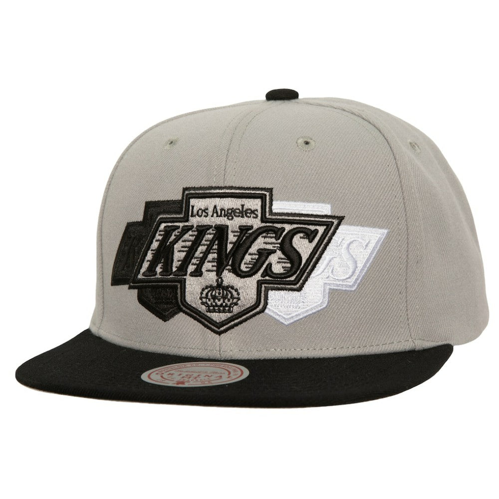 Los Angeles Kings Mitchell & Ness Soul Triple Up Snapback Hat - NHL Hats