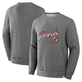 New Jersey Devils Fanatics Decades Collection Legendary Fleece Pullover Sweatshirt - NHL Sweatshirts