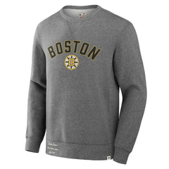 Boston Bruins Fanatics Decades Collection Legendary Fleece Pullover Sweatshirt - NHL Sweatshirts