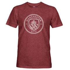 Manchester City 1863FC Mono Badge Retro Tri-Blend T-Shirt